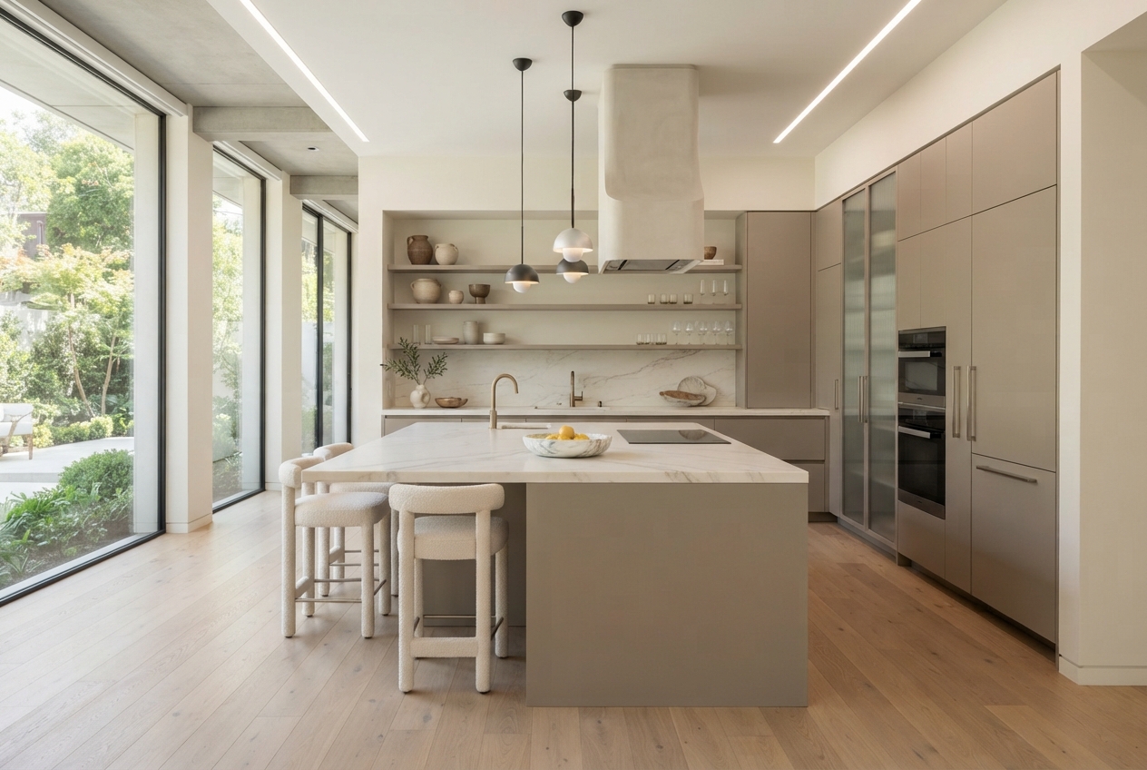 Kitchen cabinets