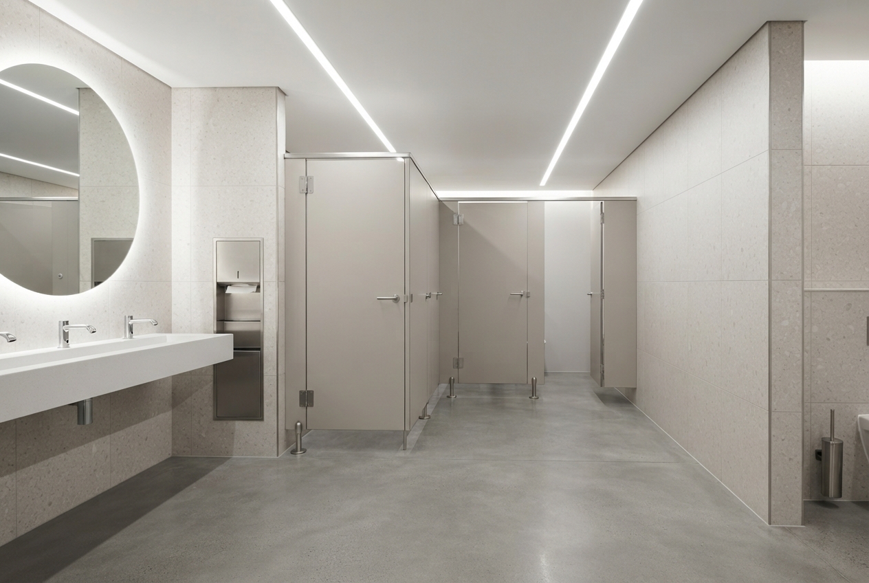 Toilet cubicles & partitions