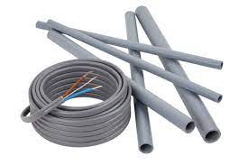 Wiring Works, Wires, Channels, PVC Pipes and Sockets